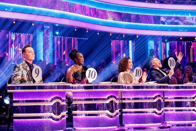 craig revel horwood, motsi mabuse, shirley ballas and anton du beke on strictly come dancing, week 49